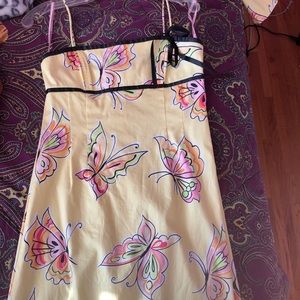Floral lemon spring/summer dress